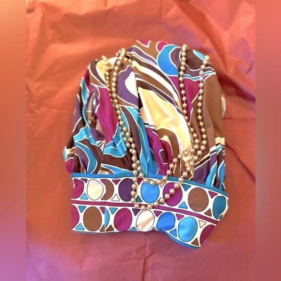 ⬇️✅MAGGY 60%Off🙃NWT LONDON DRESS Autumn Swirls, great Design - Picture 8 of 8